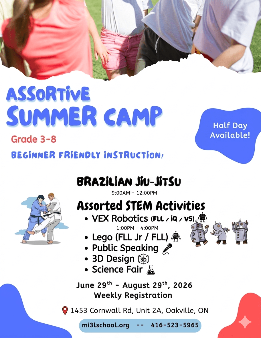 Summer Camp - BJJ and Robotics
