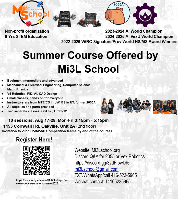 Robotics Course Flyer